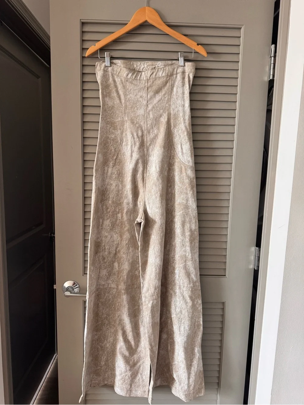 Zara | Blogger Fav Strapless Linen Blend Wide-Leg Jumpsuit ~ Small